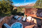 Panoramic views of Sedona`s Red Rocks at Alhambra